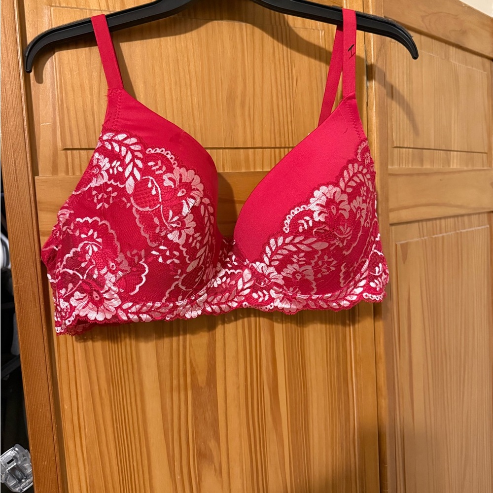 Red sexy bra